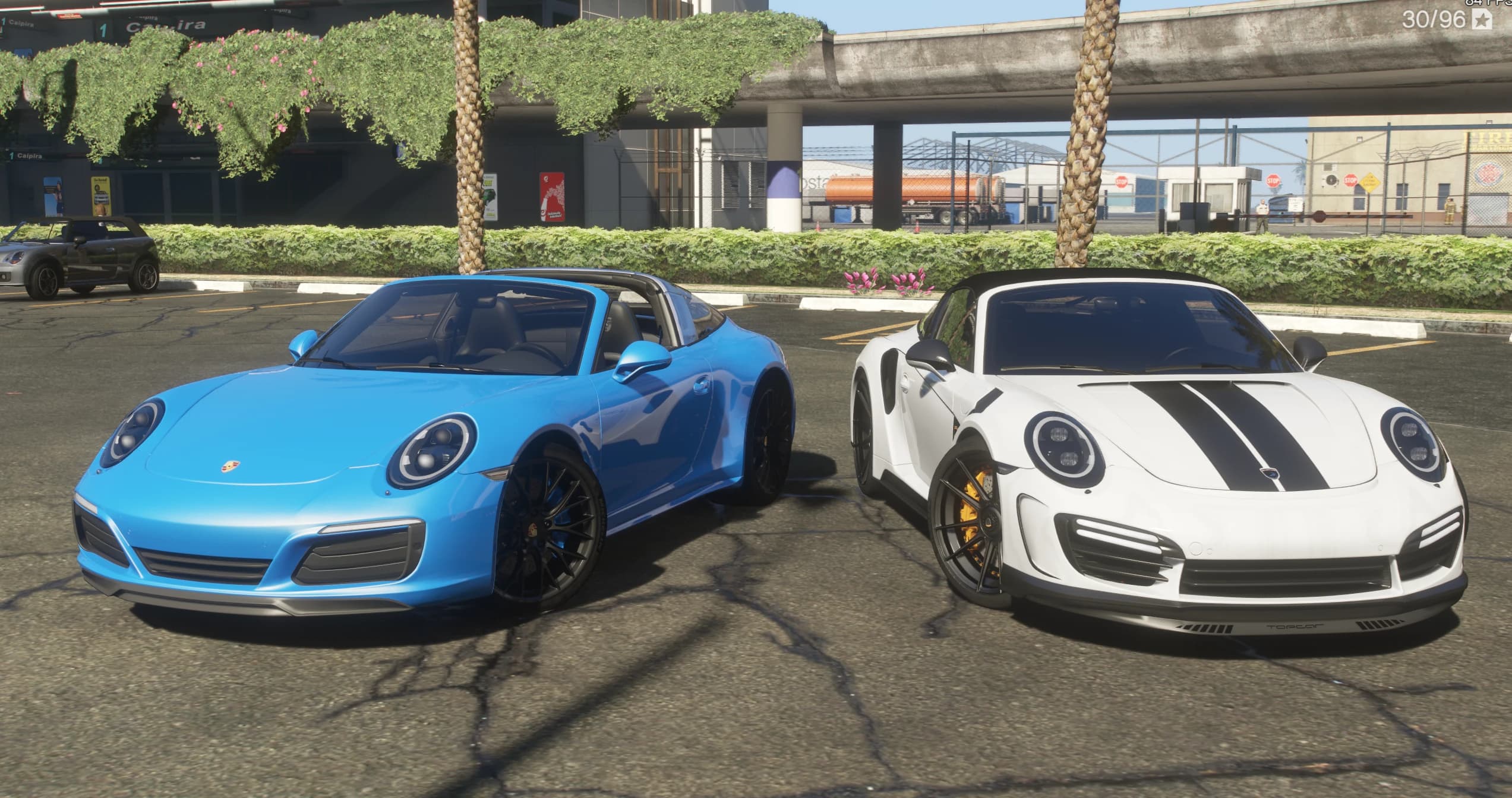 Porsche 911 Targa 4S y Topcar Stinger 2017