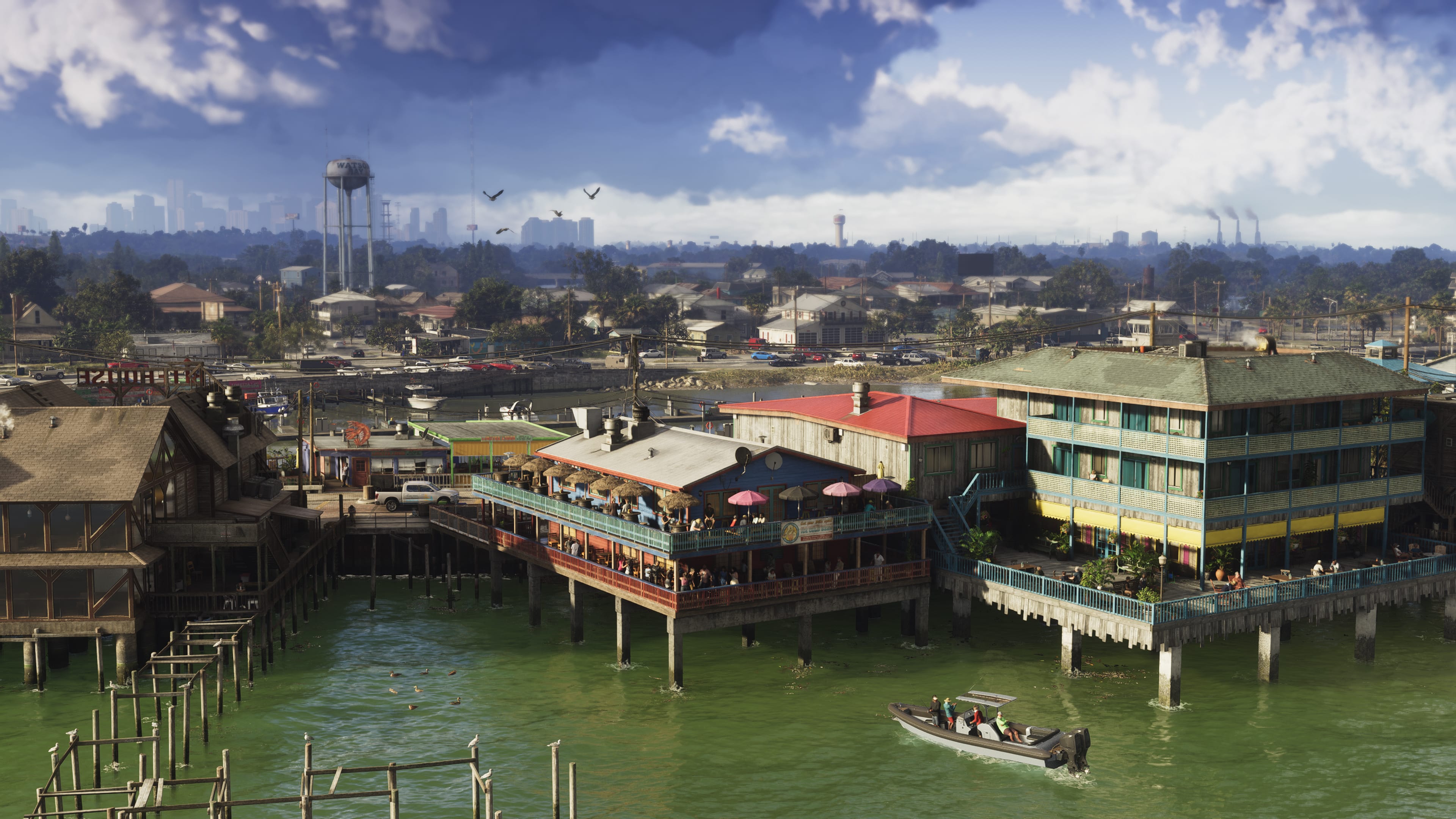 Captura en 4K de GTA 6 de los humedales de Grassrivers